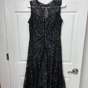 A-Line Black Sparkle Dress